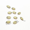 Stainless steel tail piece 0.8*4.5*8.5 rear number plate,Oval tablets Last fall DIY Accessories