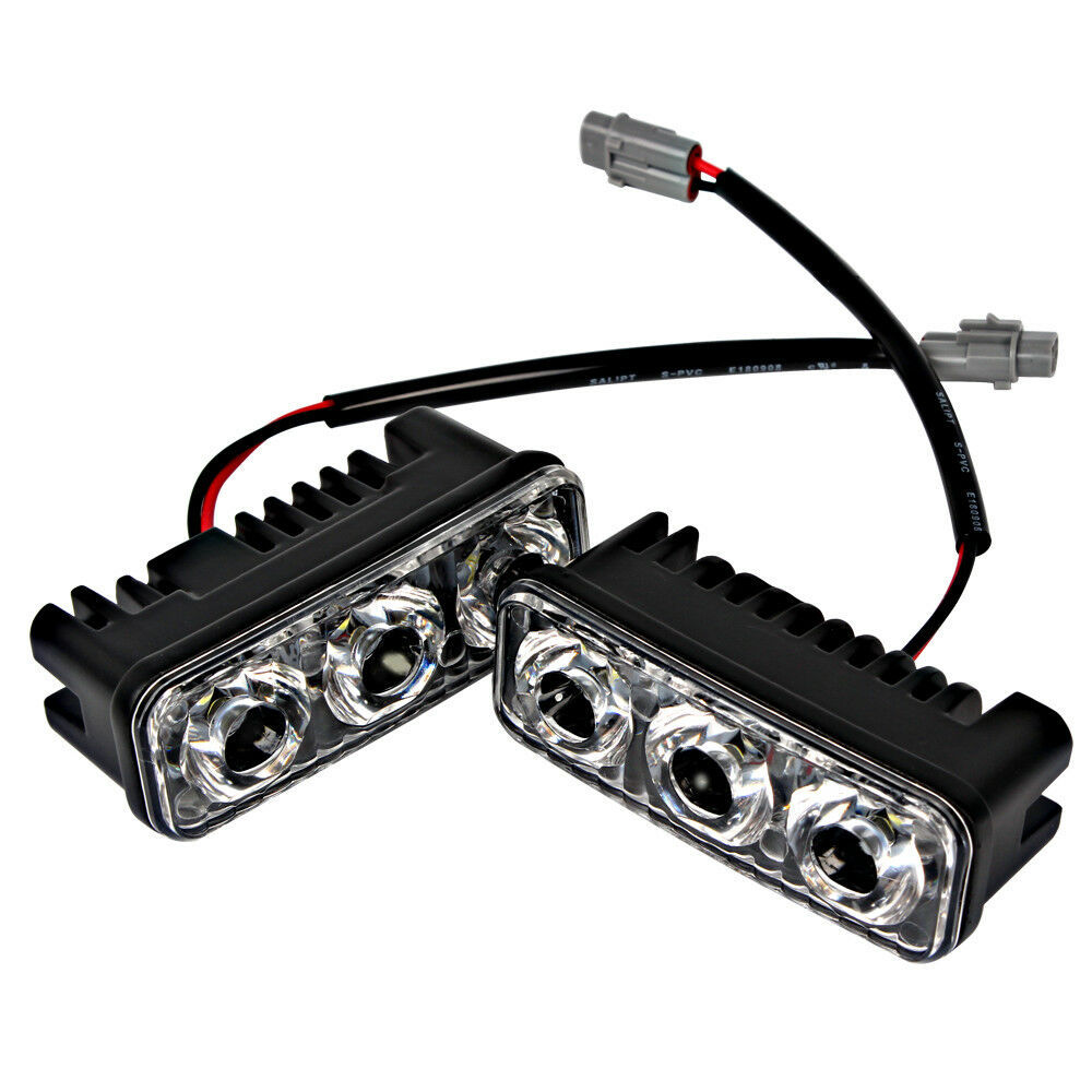 Fuente transfronteriza de automóviles LED lámpara de trabajo de aluminio grueso una sola fila 3LED 9W luces de techo todoterreno luces de motocicleta