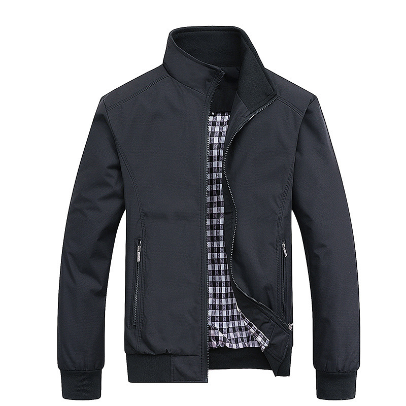 [Foreign Trade Cross-border Amazon Explosions] Spring and Autumn Jacket Men's Windbreaker Casual Sports Loose Collar Jacket Men