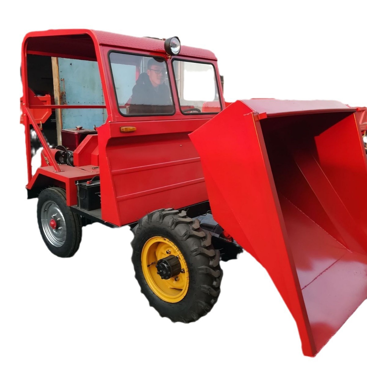 盛福源销售FC-20无棚柴油四轮车 18马力前翻斗载重2吨自卸蹦蹦车