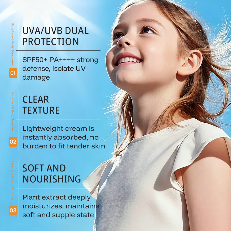 Transfronterizos KORMESIC Baby Facial y Body Protector Solar Loción para el cuidado de la piel Nutrición Comercio Exterior Wholesale