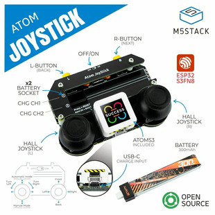 Cross-Border Drone Development M5Atom Joystick Handle Programmable Dual Joystick Remote Control Control