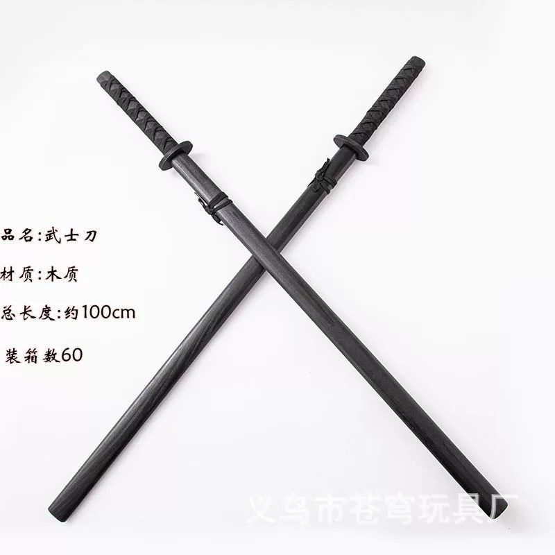 Один метр краска самурайский деревянный меч 100 см Восточное Кендо большой сценический край реквизит живописное место горячая распродажа