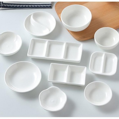 A plate Sauces Japanese tableware ceramics Dish kitchen Flavored dish Bone plate Soy sauce dish Caidie snack plate
