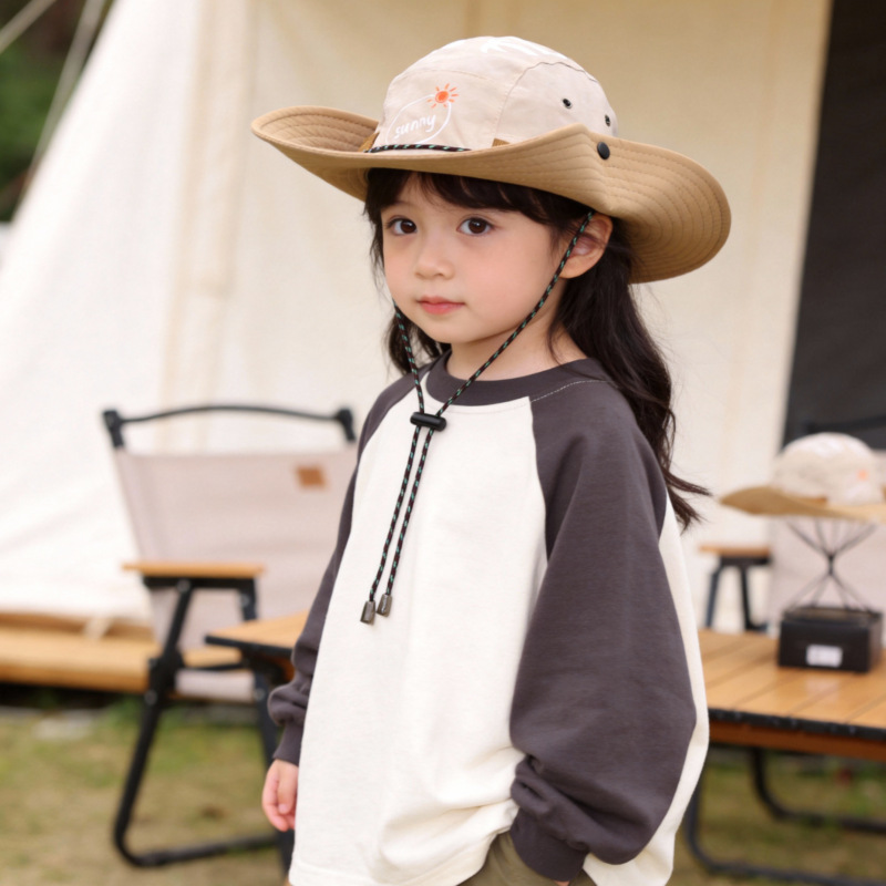 Cappello da pescatore in rattan alla moda per bambini donna uomo_voghion.com