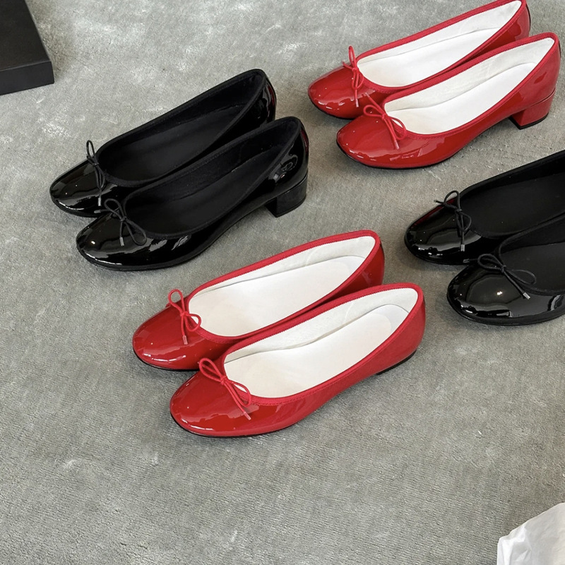 In Stock~2026 New Style French Gentle Style Round-Toe Sweet Bowknot Slip-On Stunning Ballet Flats In Stock~2026 New Style French Gentle Style Round-Toe Sweet Bowknot Slip-On Stunning Ballet Flats