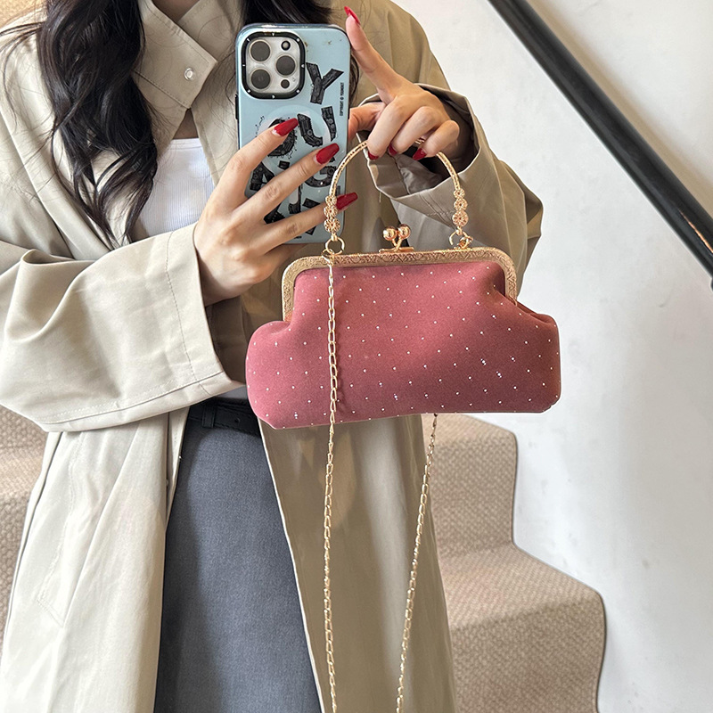 Bolsa de cheongsam nuevo estilo chino bolso retro bolso de mujer bolso antiguo bolso de mano bolso de cena bolso de novia bolso de oro chino