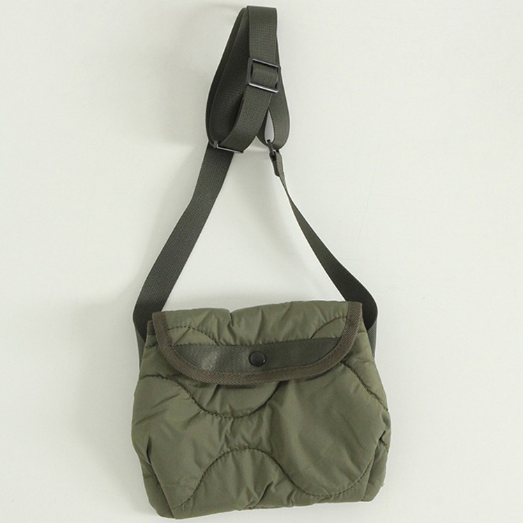 localmansion Nylon Small Wave Quilting Diamond-patterned Shoulder Crossbody Bag_voghion.com