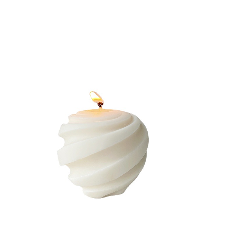 DIY hilo forma aromaterapia vela molde de silicona INS viento hilo bola geométrica hecha a mano jabón vela molde