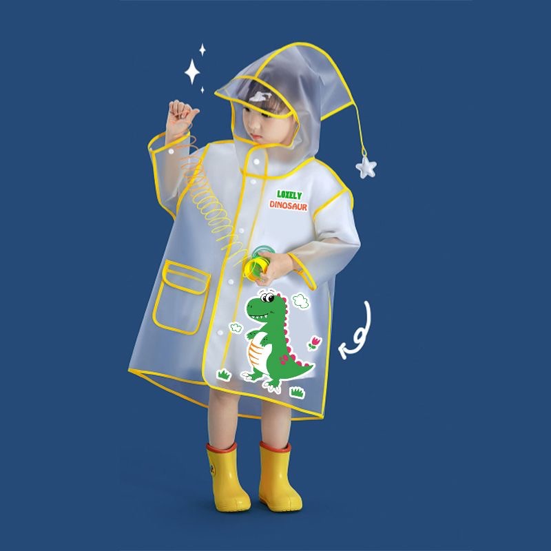 Capa de lluvia para niños unisex jardín de infantes capas para niños niñas bebés estudiantes a la escuela impermeables de todo el cuerpo