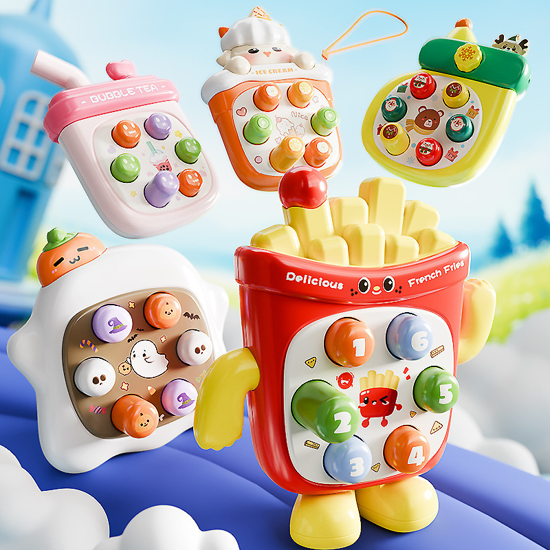 Toy anti-stress "Gopher", whistle for boys and girls, anti-stress, early education