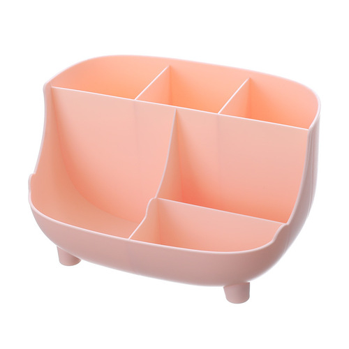 Desktop sofa type mobile phone holder storage box cosmetics jewelry storage box multi-function 6-grid stationery storage box