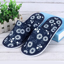 一次性兰花布拖鞋民族风图案酒店民宿客栈旅行航空居家待客可批发