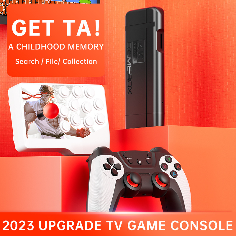 TV game machine K9 double handle HDMI TV home game machine 10000 simulator 2.4G Wireless