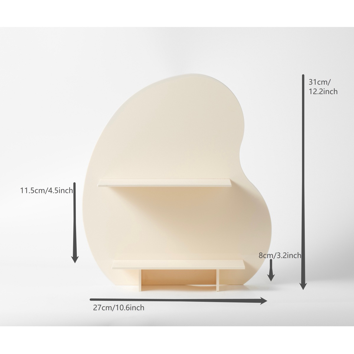 INS acrílico escritorio Bean almacenamiento rack Navidad aromaterapia cosméticos almacenamiento decoración Corea del Sur chic Decoración