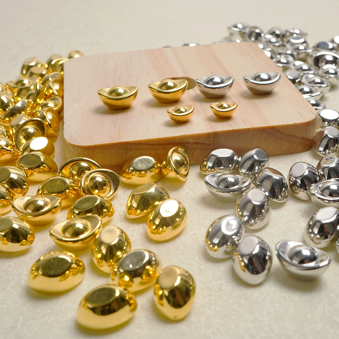 ПВХ мини золотой слиток симулятор маленький слиток серебряный слиток золотой слиток золотой слиток