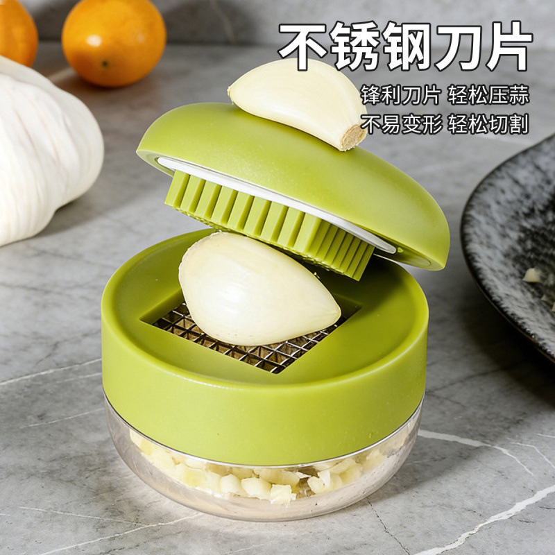 Cocina buena ayuda de prensado manual de ajo artefacto mágico diseño multifuncional tipo prensado de ajo cortado jengibre cortado nueces ajo herramienta