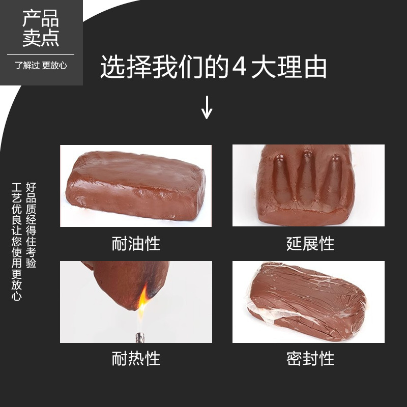 20kg 공기 조절 구멍 밀봉 유연한 유기 화재 차단 재료를 차단하는 고온 내성 화재 진흙 전기 화재 공학