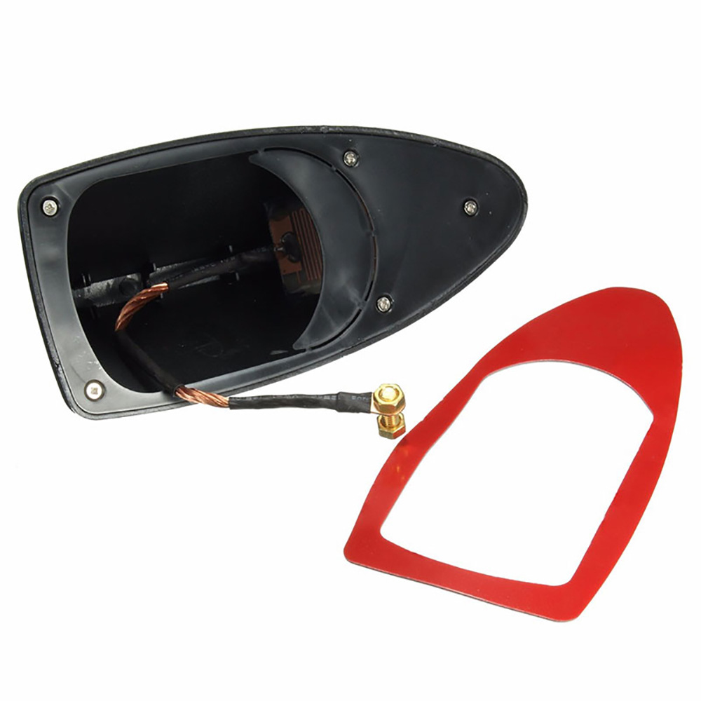 Car Decoration Shark Fin Universal Antenna, Radio-Specific Antenna, Car Roof Spoiler Antenna Modification, No Drilling Required