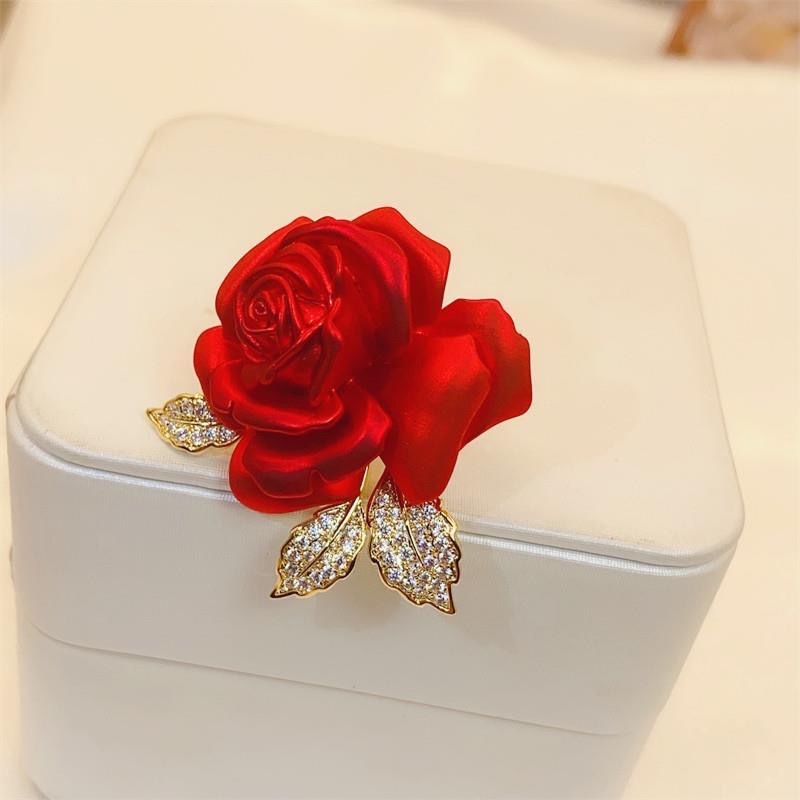 Lady Flower Artificial Gemstones Alloy Stoving Varnish Women's Corsage display picture 2