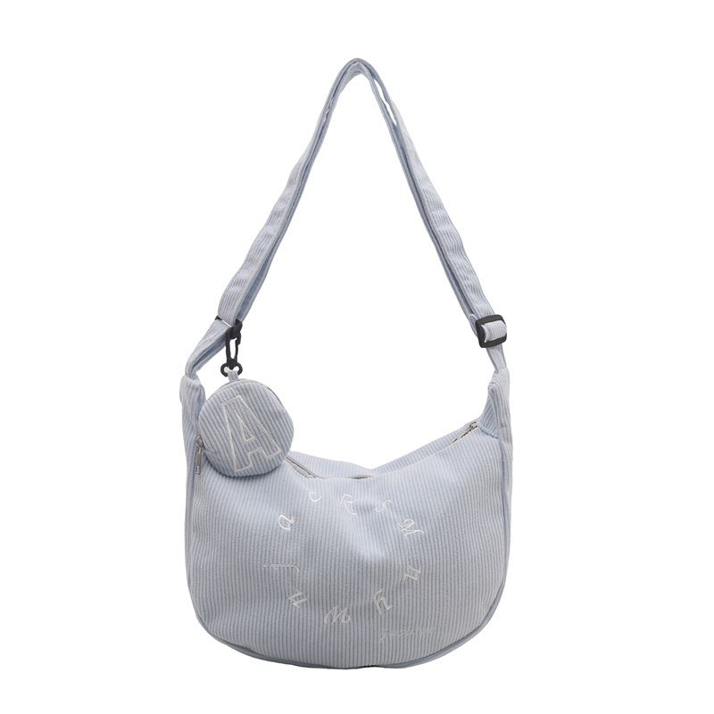 2024 invierno nuevo diseño de nicho bolso de alta capacidad bolso de hombro de moda simple bolso de mensajero de ocio de estilo occidental