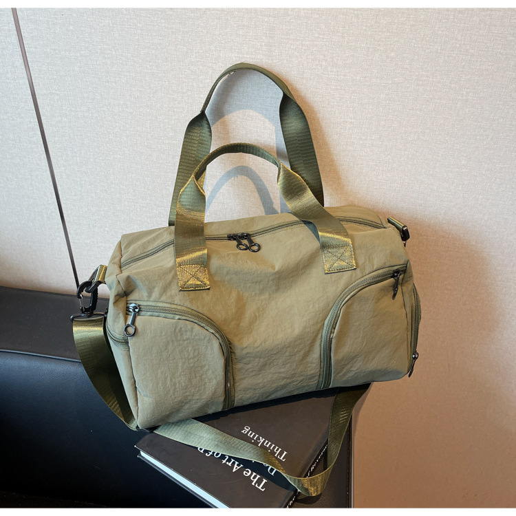 Freizeit-Sport-Fitness-Reisetasche 2025 Modell Nasstrockentrennung Tasche unabhängiges Schuhfach schlicht praktisch Einzelschulter Schrägtrage