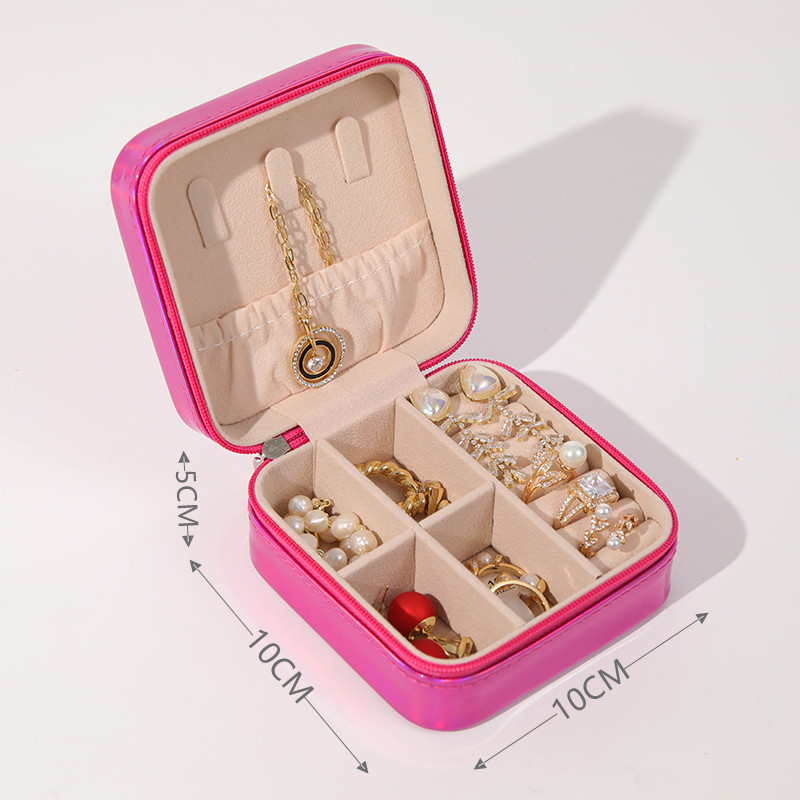 Simple Style Gradient Color Pu Leather Jewelry Boxes 1 Piece