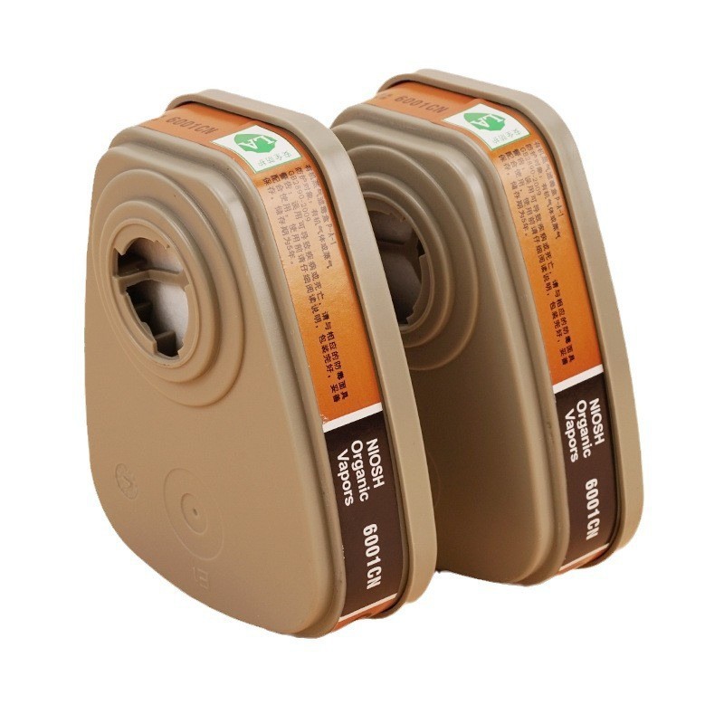 DMA6001滤毒盒头戴式防毒面具配件适用于6200等型号全面具|ru