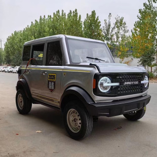 全封閉新能源越野電動四輪車成人家用油電兩用代步車