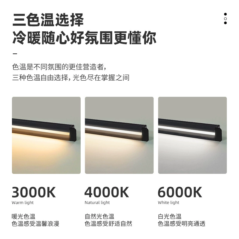 LED interior lighting for wardrobe, spot lighting, linear light, induction stand, human sensor