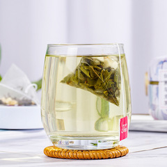 Triangular package peach oolong tea white peach red bean barley tea chrysanthemum cassia seed tea canned combination tea souvenir