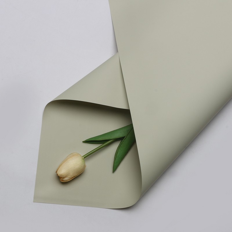 Estilo coreano primer amor color sólido papel ouya mañana niebla mate impermeable papel mate ramo de flores translúcidas papel de embalaje al por mayor