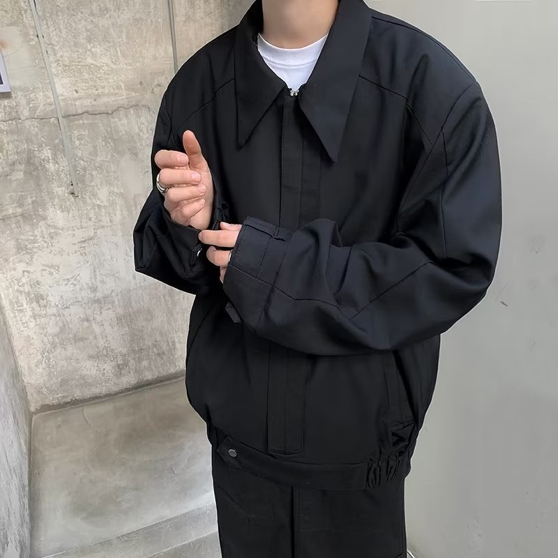 Otoño e invierno nuevo estilo 2024 chaqueta masculina chaqueta chaqueta chaqueta de herramientas chaqueta suelta tendencia coreana