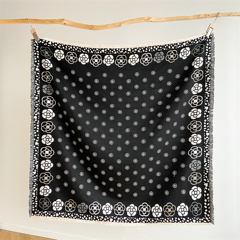 Sciarpa calda in cashmere versatile, sciarpa di camelia da donna, sciarpa di alta qualità, sciarpa autunnale e invernale_voghion.com