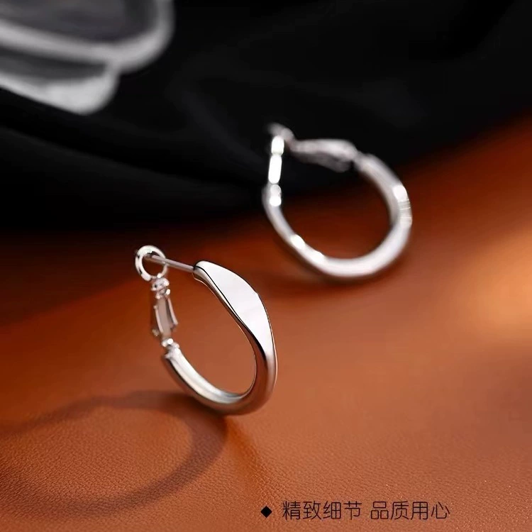 Серебряная игла, серьги, образец 925 пробы, стиль высокого качества, стиль легкой роскоши