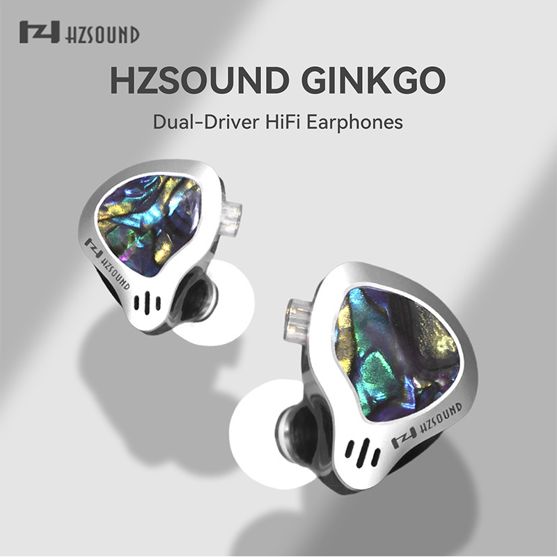 Hzsound Ginkgo Ginkgo Hifi High-Fidelity Dynamic Piezoelectric Ceramic Gaming Headset with Microphone
