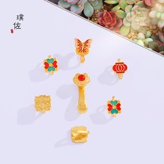 Strongly guaranteed color DIY accessories bracelet necklace finishing clasp mythical beast clasp butterfly clasp lantern clasp wish clasp four-leaf clover clasp
