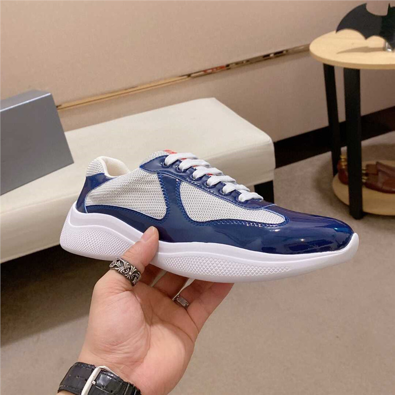 European Men's Shoes, Fashionable Colorfulful Personalized Casual Shoes, Patent Leather Mesh Breathable Running Shoes, Comfortable Travel Sneakers