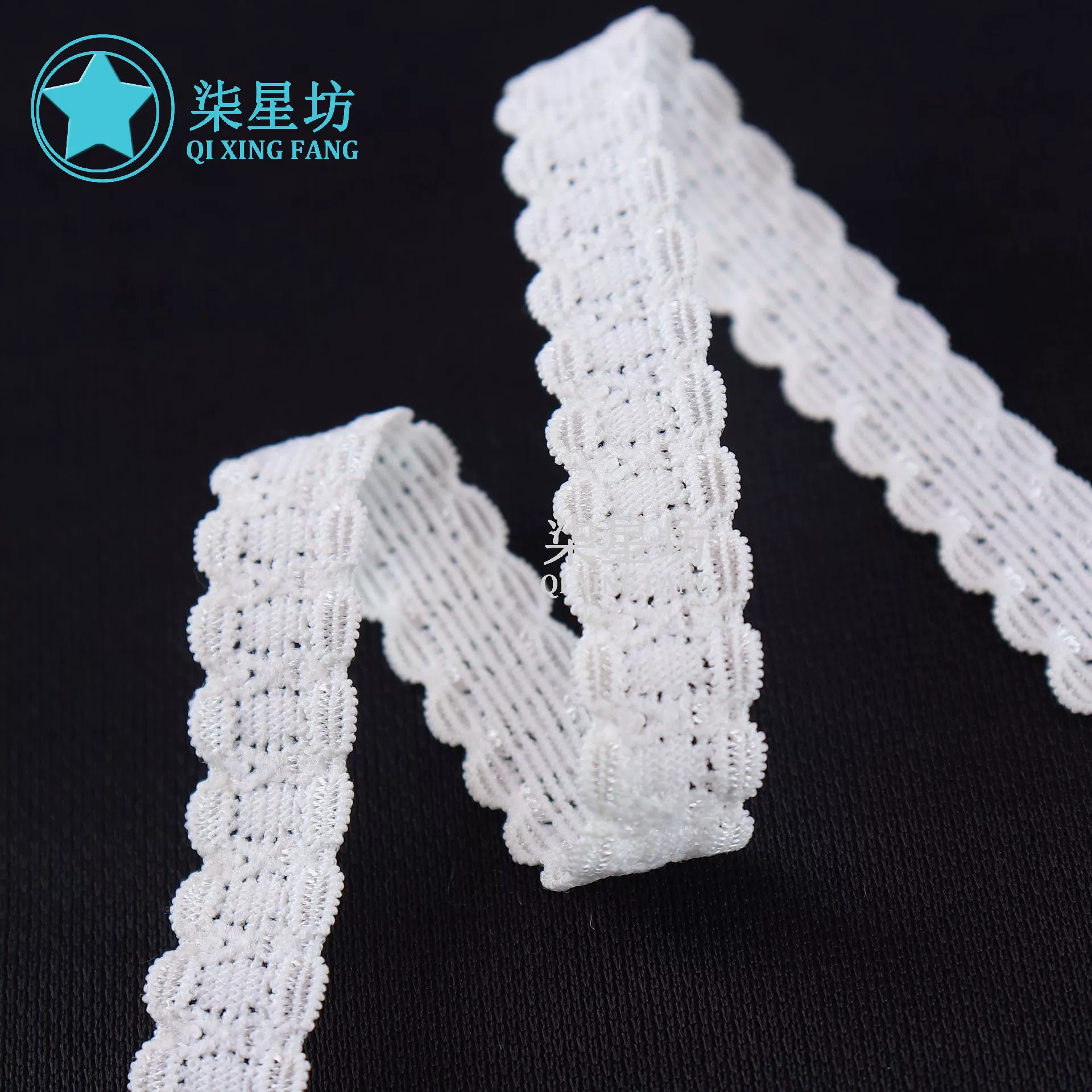 Оригинальная спотовая эластичная и эластичная 1.2CM жаккардовая сетка с кружевной нейлонной веревкой для одежды