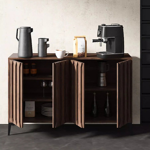 New Chinese Style Sideboard Household Solid Wood Cabinet Entrance Cabinet Side Cabinet Storage Cabinet Cupboard Living Room Partition Cabinet Storage Cabinet