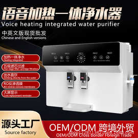 语音加热一体机净水器家用直饮机五级净水机RO反渗透过滤器纯水机