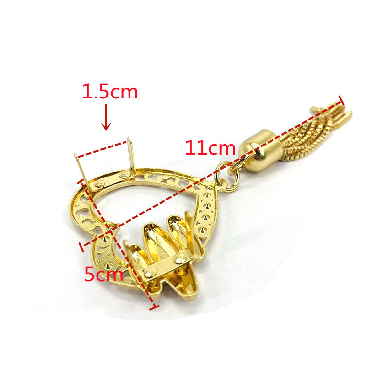 1 Piece Quantity Zinc Alloy Material Zinc Alloy Flower Bag Hardware