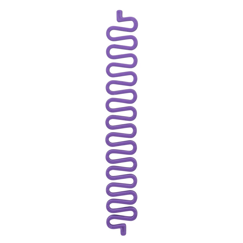 Hair Braid Tool, Spiral Styling Insert, Soft Plastic, 18.5 cm, Multi-Color