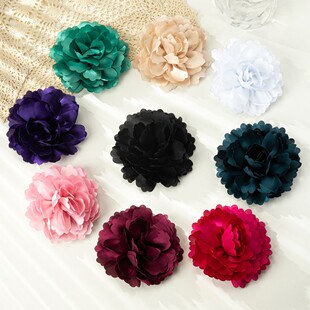 Cross-border New Flower Brooch Fashion All-match Fabric Simulation Flower Corsage Women's Brooch Buckle