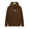 Brown+white label