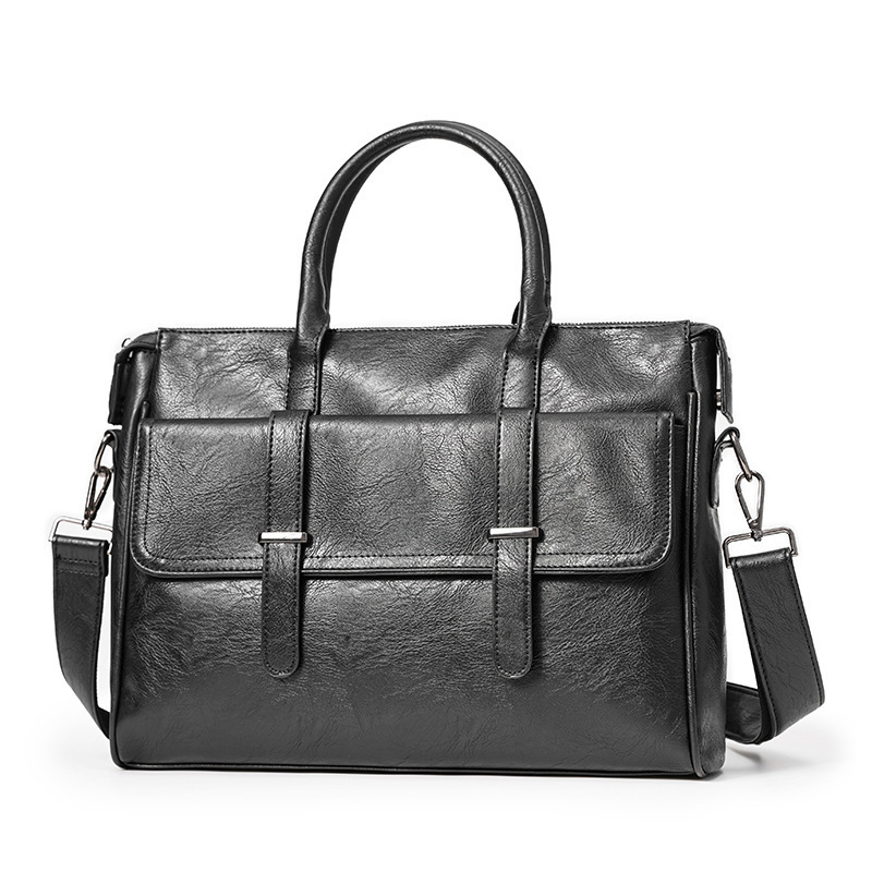 2025 New Business Casual Briefcase Simple Shoulder Crossbody Bag Casual Portable Trendy Men's Computer Bag 2025 New Business Casual Briefcase Simple Shoulder Crossbody Bag Casual Portable Trendy Men's Computer Bag
