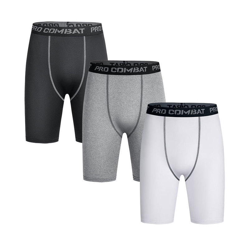 Foreign trade sports fitness pants men's running sports tight elastic quick-drying pants basketball training outdoor pants manufacturers