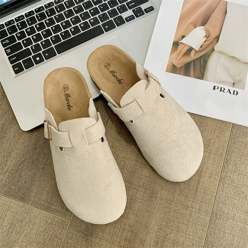 Трек Slip-On домашние тапочки унисекс, весна–лето 2024, пряжка, размеры 36–45