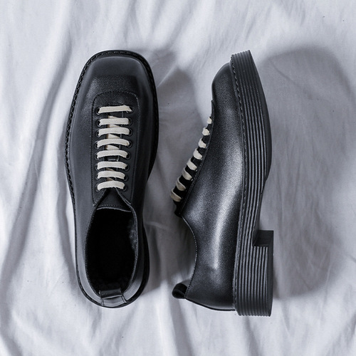 Autumn fashion casual small leather shoes for men Korean style British suits business men's shoes new Hong Kong trend shoes 20189-R