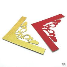 卡纸角花卡纸角花十字绣装裱边框作品装裱镂空装饰雕花100个